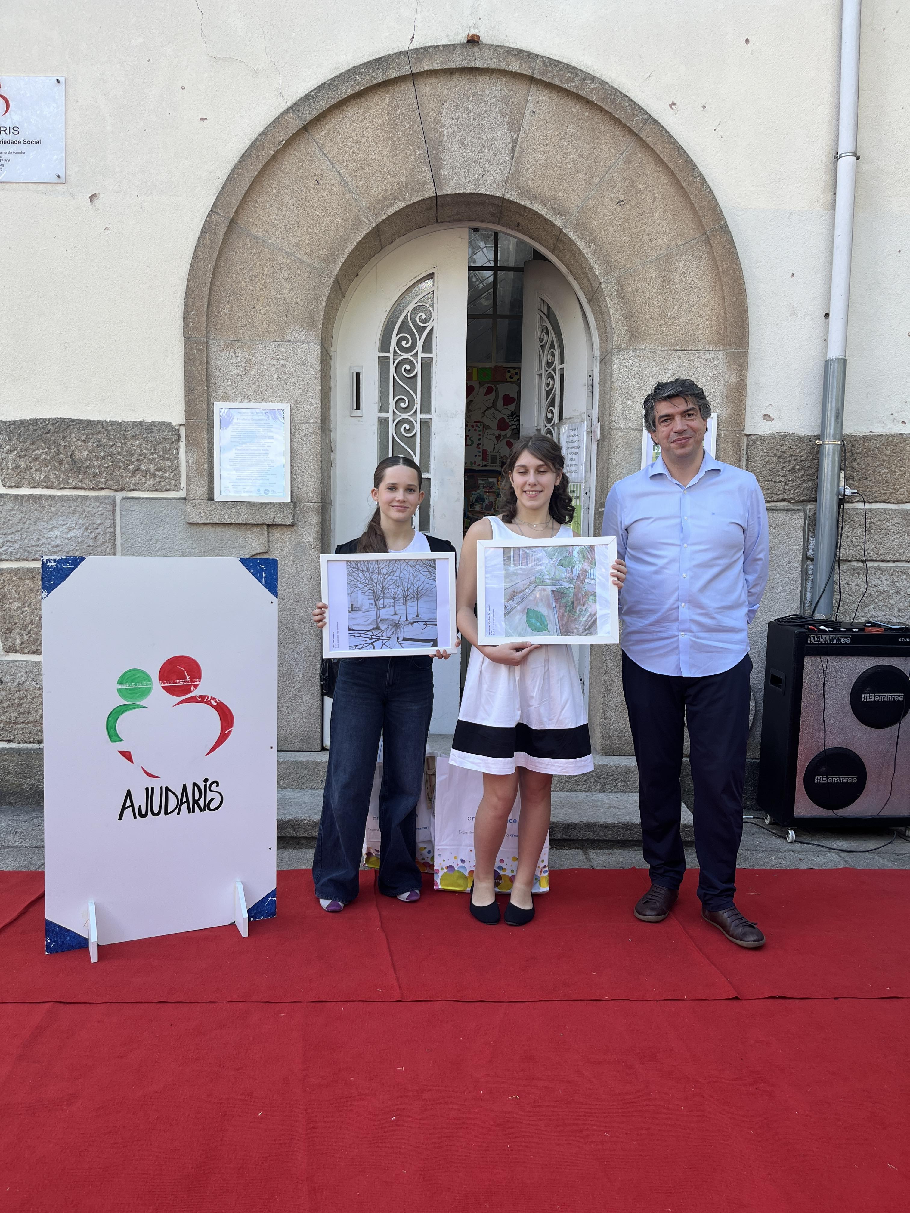 Alunas finalistas da ESFV no Concurso A(r)Riscar